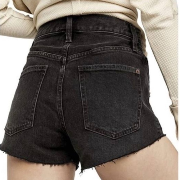 NWT Free People black denim shorts - Picture 3 of 6